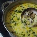 フレッシュシャンピニオンスープの作り方：おいしい最初のコースの簡単なレシピ