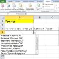 Come ho realizzato la contabilità di gestione in Excel Conservazione dei registri in tabelle Excel